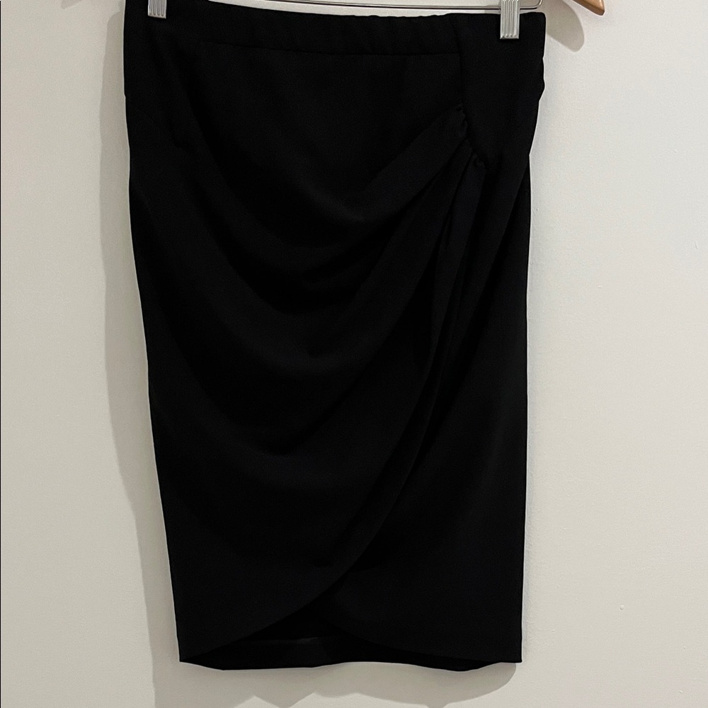 Helmut Lang Black Pencil Skirt
